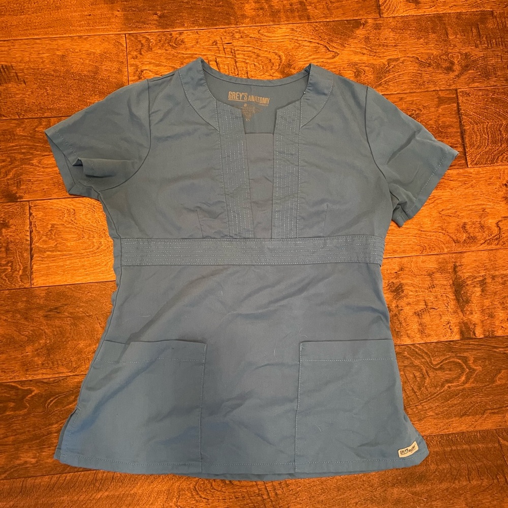 Greys Anatomy Scrub top topaz